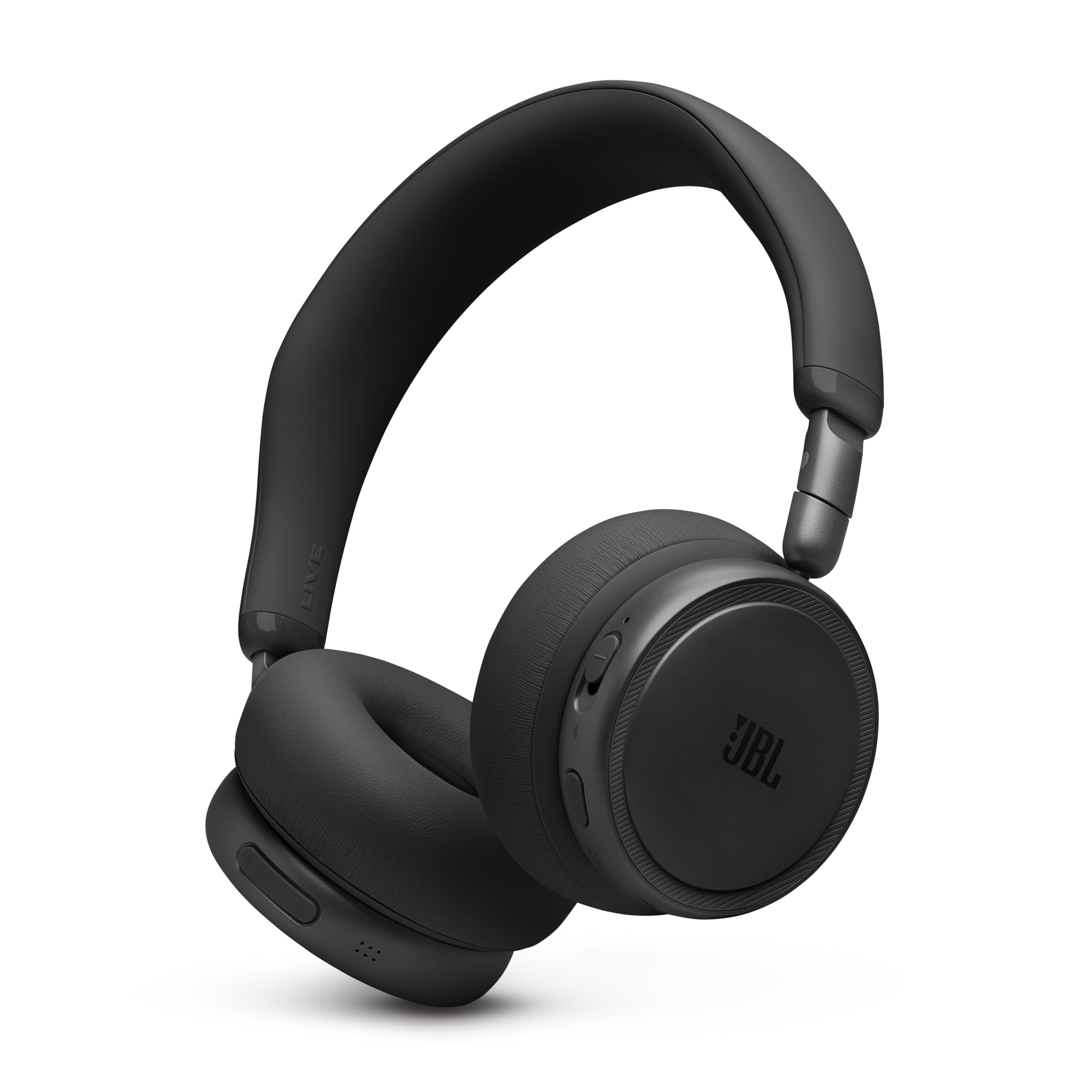 JBL Live 680NC - Wireless on-Ear True Adaptive Noise Cancelling Headphones, JBL Signature Sound with Hi-Res Audio, 2-mic Perfect Calls 2.0 with AI-Trained Algorithm, & Personi-Fi 3.0 (Black)
