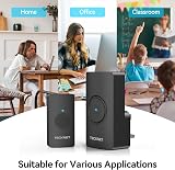 TECKNET Wireless Doorbell IP65 Waterproof 400M Range 60 Chimes LED Light view 7