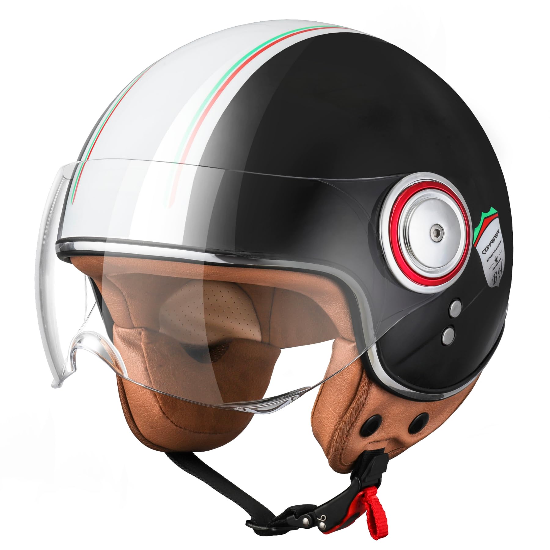 Comrider Open Face Motorcycle Helmet for