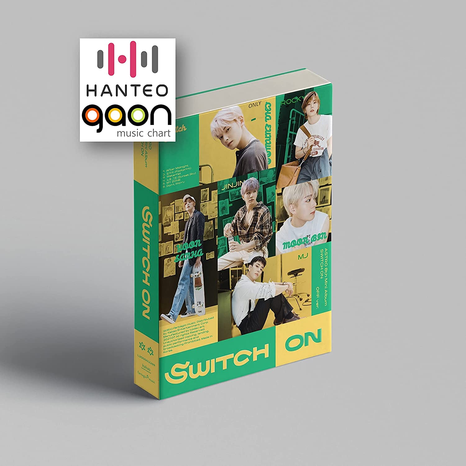 Astro - Switch ON [Off Ver.] (8th Mini Album) Album+CultureKorean Decorative Stickers, Photocards