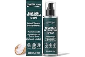 Sea Salt Spray for Hair: 200ml Beach Waves Spray with Natural Hold Volumizing Formula for Fine Thin Hair for Men