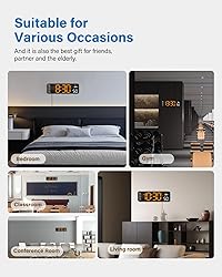 Digital Wall Clock, Digital Clock Large Display
