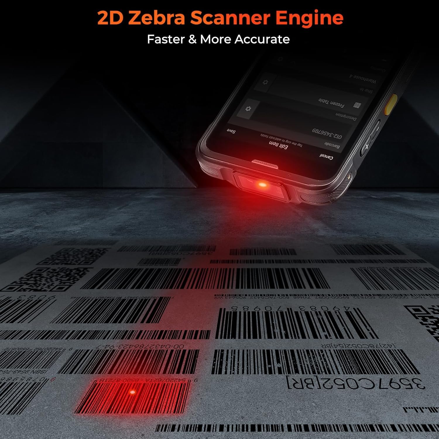 MUNBYN Upgraded Android 13 Bar Code Scanner with 5.5