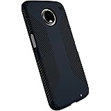 Speck Products Compatible Phone Case for Motorola Moto Z3, Moto Z3 Play, Presidio Grip Case, Eclipse Blue/Carbon Black