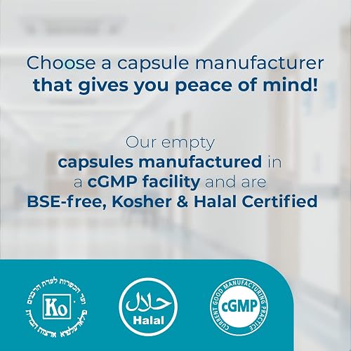 Size 0 Purple Empty Gelatin Pill Capsules Caps Kosher Gel Gluten-Free