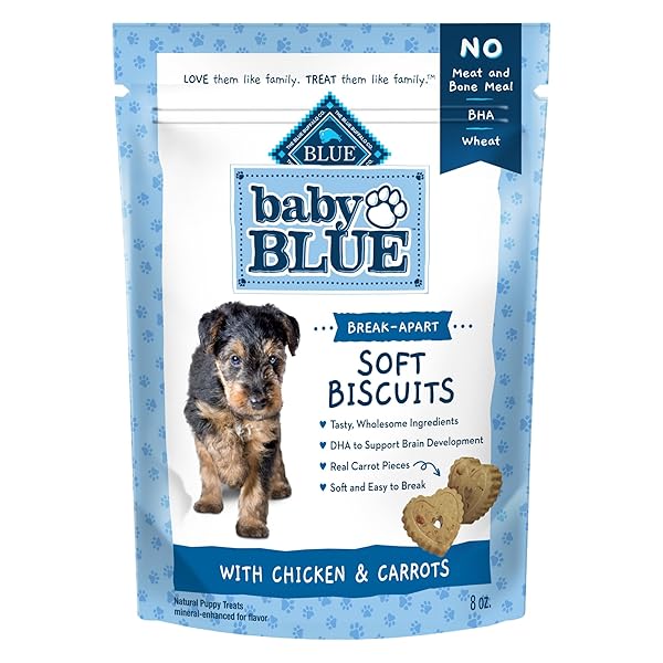 BLUE BUFFALO BABY BLUE SOFT BISCUITS WITH DHA,...