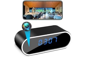 SAMMICINCO Hidden Camera Spy Camera HD 1080P WiFi Camera with Night Vision Motion Detection Small Surveillance Security Nanny Cams Indoor Home Office Security