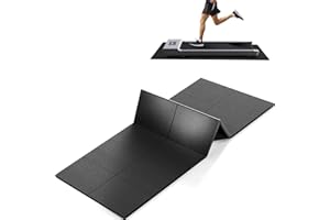 DAGEUSI Foldable Treadmill Mat Walking Pads, Bike Exercise Equipment Mat, 1/4" Thick, 68"x24" Anti-Slip Waterproof Floor Protector for Carpet, Home Hardwood, Home Gyms, Workout Fitness Machines, Yoga, Gift