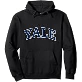 Yale University Blue Block Logo Pullover Hoodie