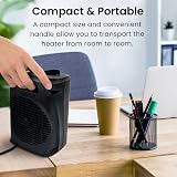 Pro Breeze 2000W Mini Ceramic Fan Heater - 3 Heat Settings & Safe Operation view 6
