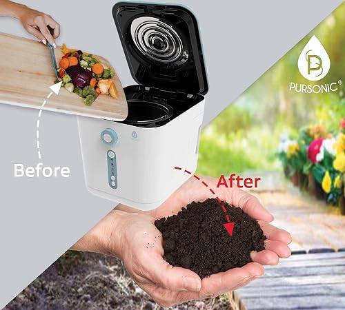 Automatic Composter With Display 4L Electric Kitchen Composter – With ...
