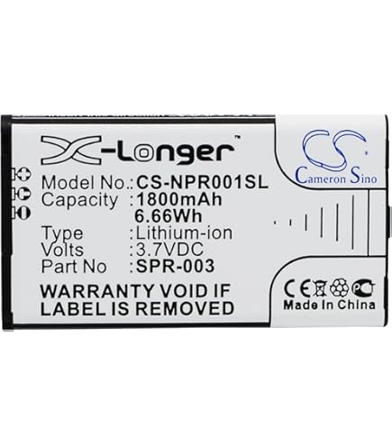 Batterie 5500mAh type 10-000007-001 Pour Vivint CP01 Control Panel Sky