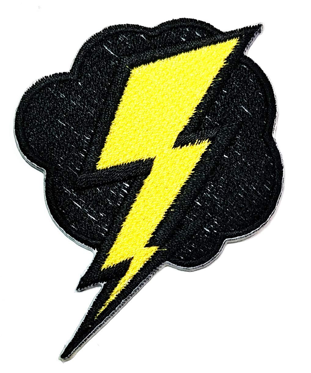 PARITA Black Clouds with Stormy Weather Patch Kids