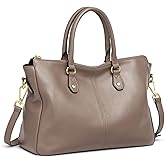 Kattee Soft Leather Tote Bags for Women, Shoulder Satchel Purses and Handbags