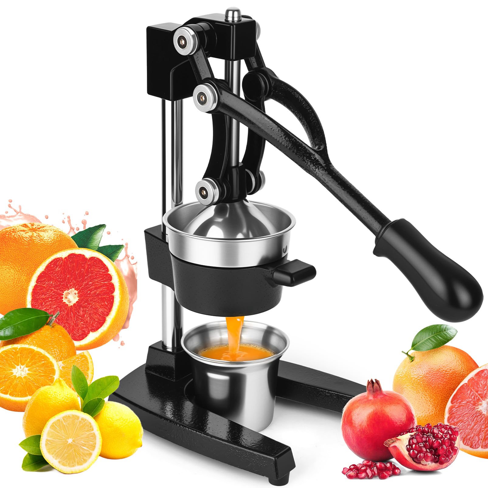 Photo 1 of YDXHXH Manual Cast Iron Juicer with Stainless Steel Cone -Heavy-Duty Lemon Squeezer for Maximum Juice Yield & Effortless Cleaning Dishwasher Safe Ideal for Home Kitchens, Restaurants & Lemonade Stands