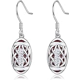 Football Earrings 925 Sterling Silver Sport Ball Celtic Dangle Earring Soccer Game Day Earrings Jewelry Gifts for Women Fans Baseball Moms