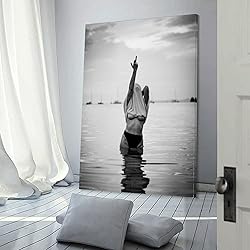 Black And White Wall Art Feminist Women Poster Sexy