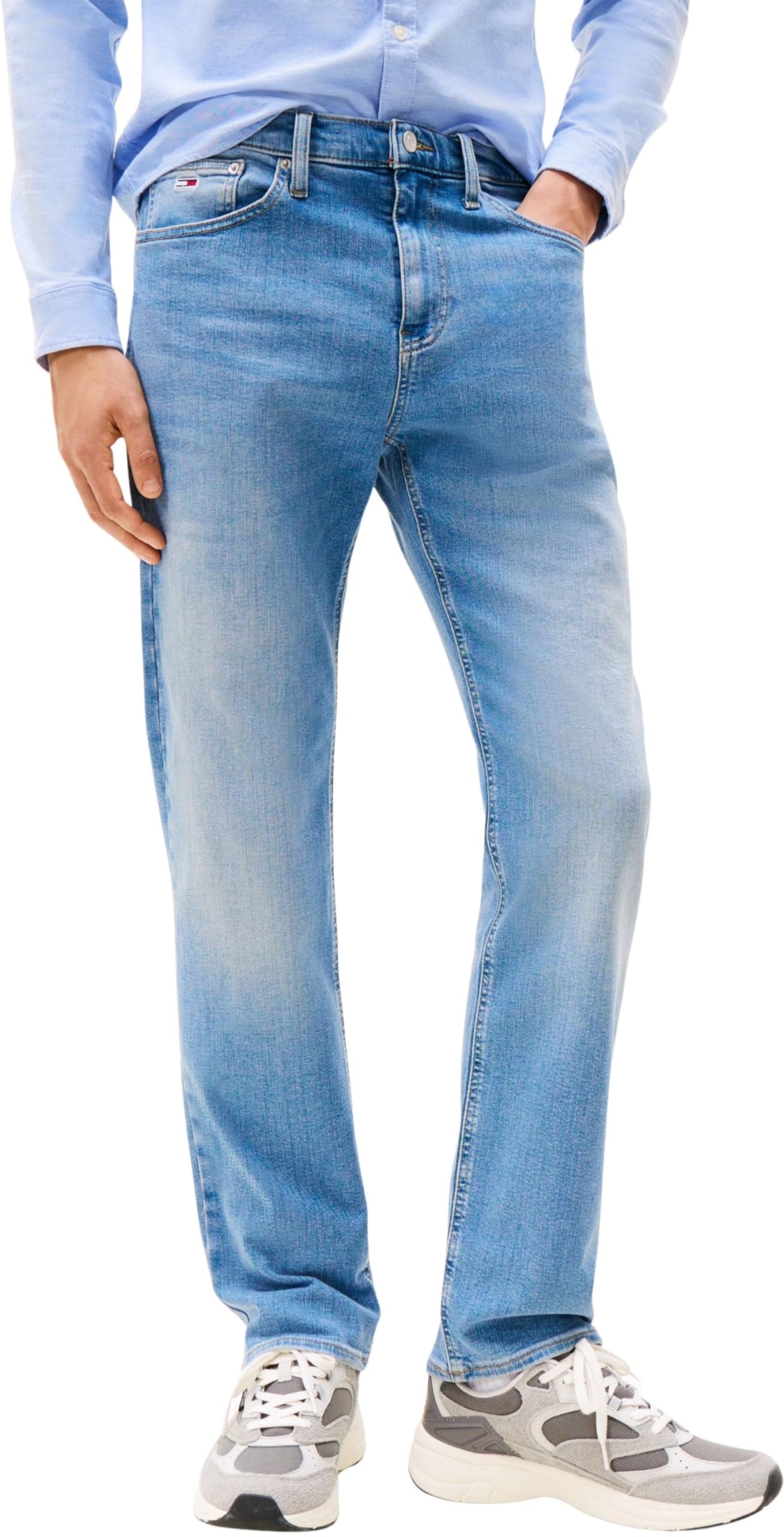 Tommy Jeans Ryan Slim STR Ch0237 Gerade, Herren, Denim (Denim Medium), 28W / 34L