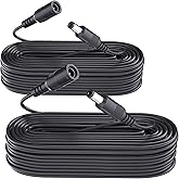 ANLINK 2 Pack 33ft 10M DC Power Extension Cable, 2PCS DC 12V Power Adapter Extension Cord 5.5mm x 2.1mm for CCTV Security Cam