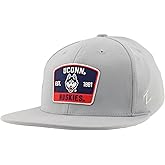 ZHATS Standard NCAA Officially Licensed Fitted Hat M15Z Switchback Light Gray, Grey, Medium