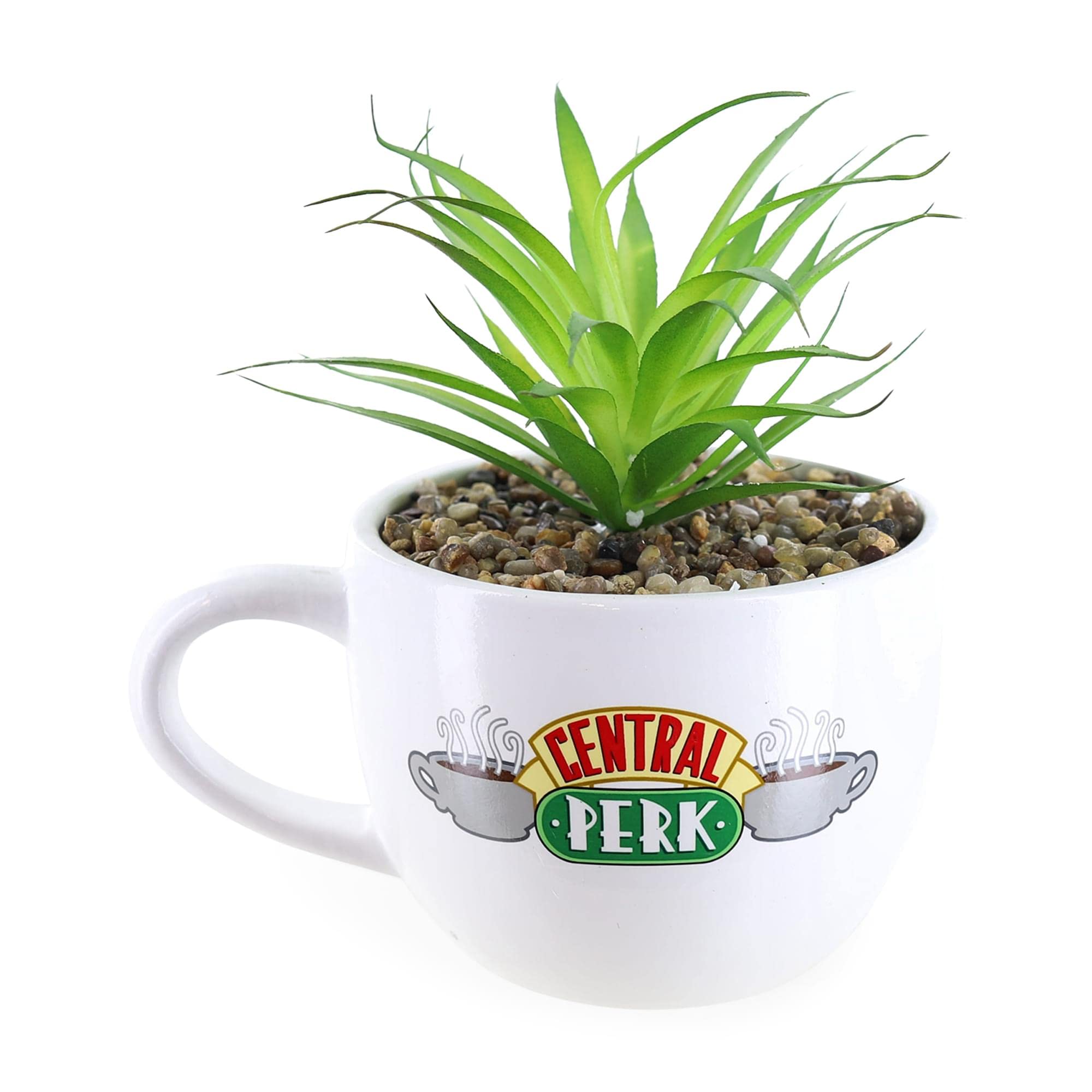 Silver Buffalo Friends Central Perk Logo Large Ceramic Planter with Handle