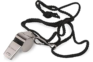 Coghlan's Signal Whistle - Emergency Survival Whistle with Lanyard for Hiking, Camping, Boating, Outdoor Safety, Loud and Durable Design for Rescue and Adventure Gear