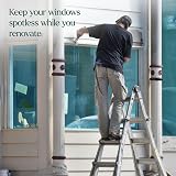 WINSOME Glass Window Protection Film 600mm x 25m Self Adhesive Clear Blue view 5