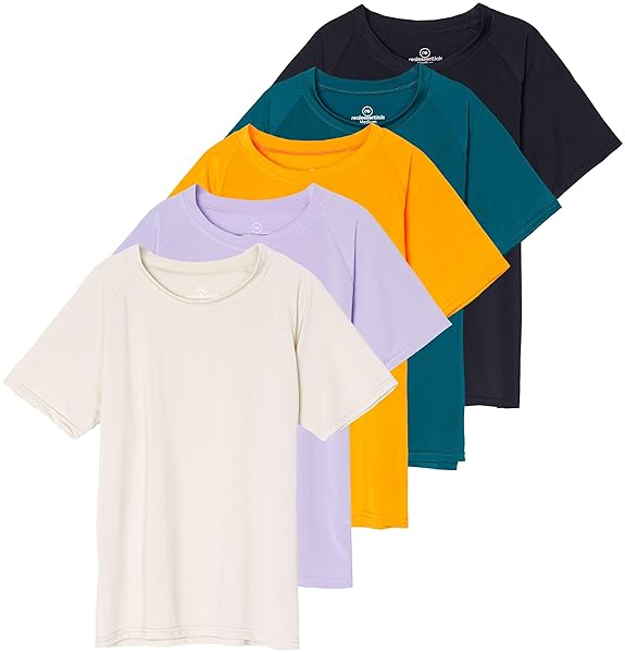 5 PACK GIRLS SHORT SLEEVE RASHGUARD SWIM SUIT...