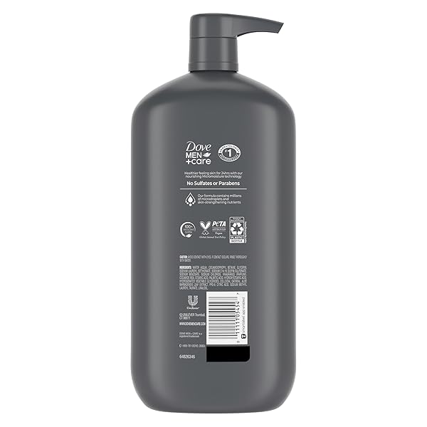 DOVE MEN + CARE BODY & FACE WASH SENSITIVE SKIN FOR HYDRATED, SMOOTH SKIN – 30 OZ