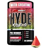 ProSupps Mr. Hyde Xtreme Pre Workout Powder with Creatine, Watermelon | Beta Alanine &amp; Caffeine &ndash; Extreme Energy, Pumps, Focus &amp; Performance - Fitness &amp; Gym Supplements for Men &amp; Women, 30 Servings