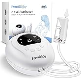 FamiBaby Electric Nasal Aspirator for Babies and Toddlers | Baby Nose Sucker with 3 Suction Levels | Easy-to-Clean Nose Aspir