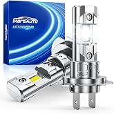 Marsauto - H7 led lights for car- High-Performance H7 Led Bulb- 2 Bulbs | 1:1 Mini Size, 6500K Cool White, Plug and Play, IP68 Waterproof