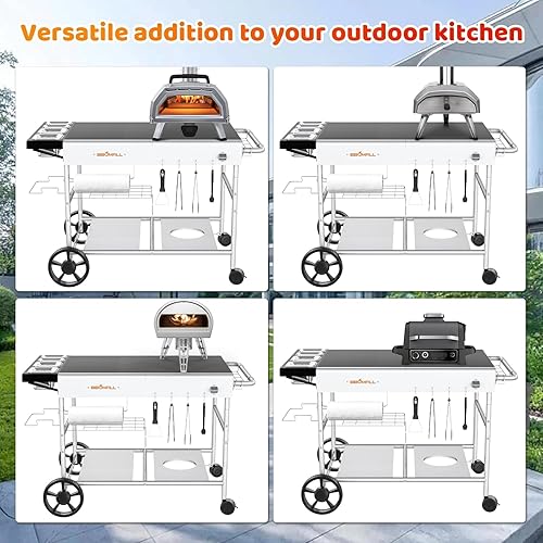 Universal Folding Grill Table Blackstone Griddle Stand With