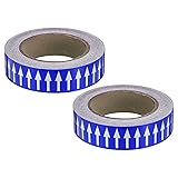 PATIKIL Directional Flow Arrow Tape 1-3/16"x65', 2