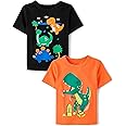 The Children's Place Baby Boys Dinos Short Sleeve Graphic T Shirt