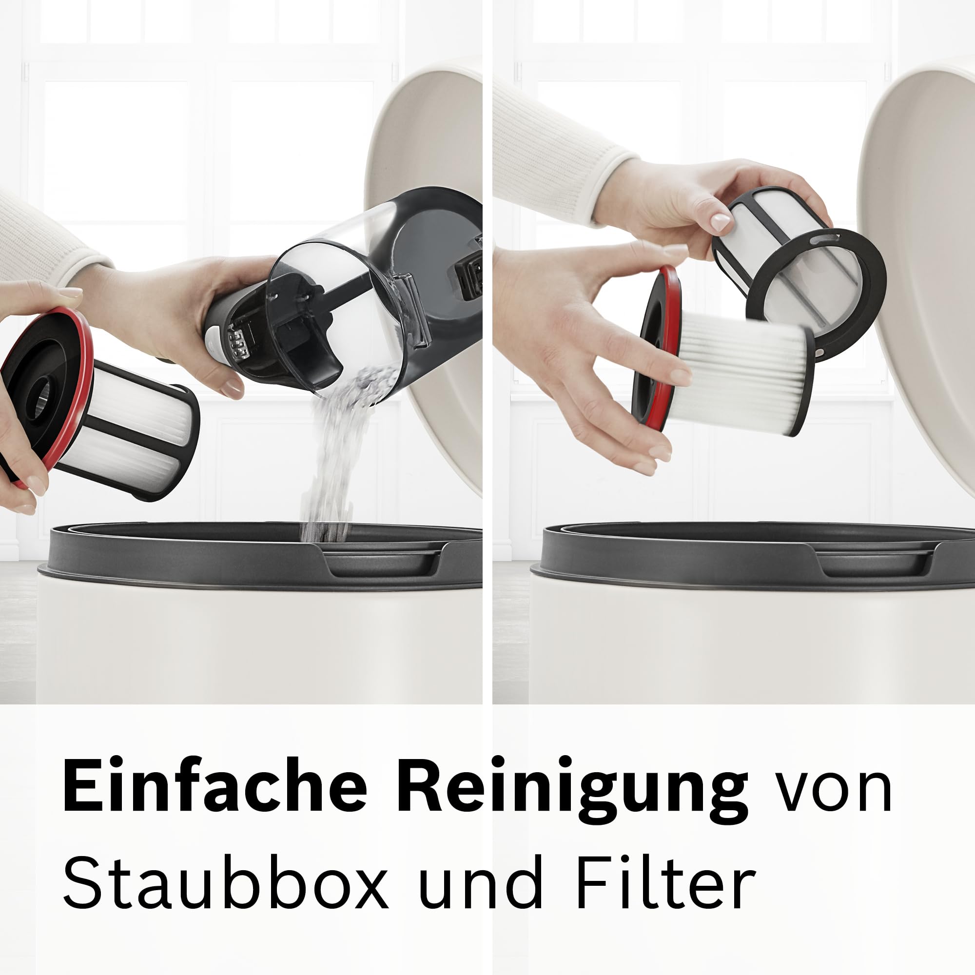 Bosch Akku-Staubsauger Unlimited 6 BKS6111P, kabelloser Handstaubsauger, beutellos, leicht, Hygiene-Filter, 10 Jahre Motorgarantie, hohe Saugleistung, Lange Laufzeit, alle Bodenarten, blau 9