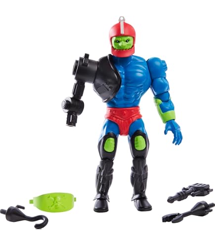 Set He-Man & Trap Jaw – Véhicule De Combat + Figurine 14 Cm, Série Netflix, Dès 4 Ans