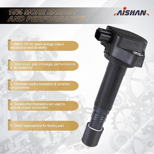 CarBole 6-Pack Ignition Coils – For Honda Accord, Odyssey, Acura TL/CL 3.0-3.5L V6 – UF242