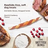Zoë Better Bones Duck & Cranberry Twists Dog Treats 10 pcs view 2