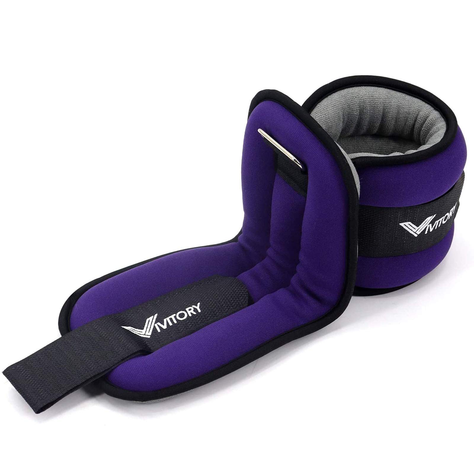 Photo 1 of Vivitory Ankle Weights for Women & Men, Leg Weights from 2.2 to 6.6 Lbs Per Pair, Arm Weights, Ankle Wrist Weights Set for Strength Training, Jogging, Gymnastics, Aerobics, Physical Therapy