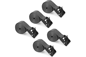 Folgtek 5pcs Trail Camera Tree Mounting Straps - Portable UV Resistant Nylon Fiber Belt Kit 145cm - Hunting Camera Accessory 