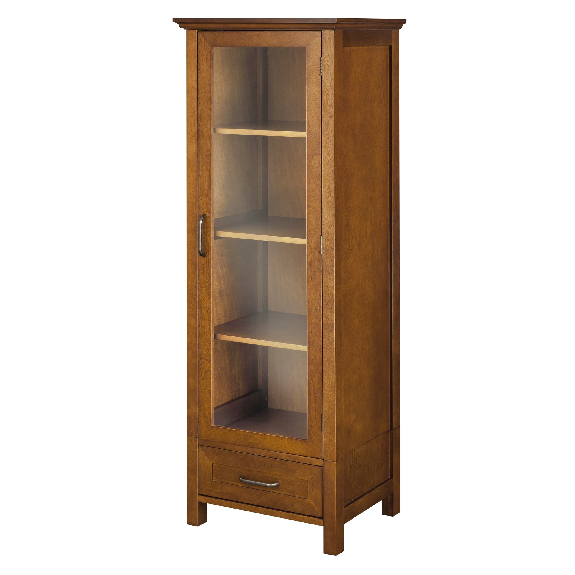 Elegant Home Fashion Anna Linen Cabinet with Door and Bottom Drawer / SOLD AS IS / PREVIEW FOR CONDITION
