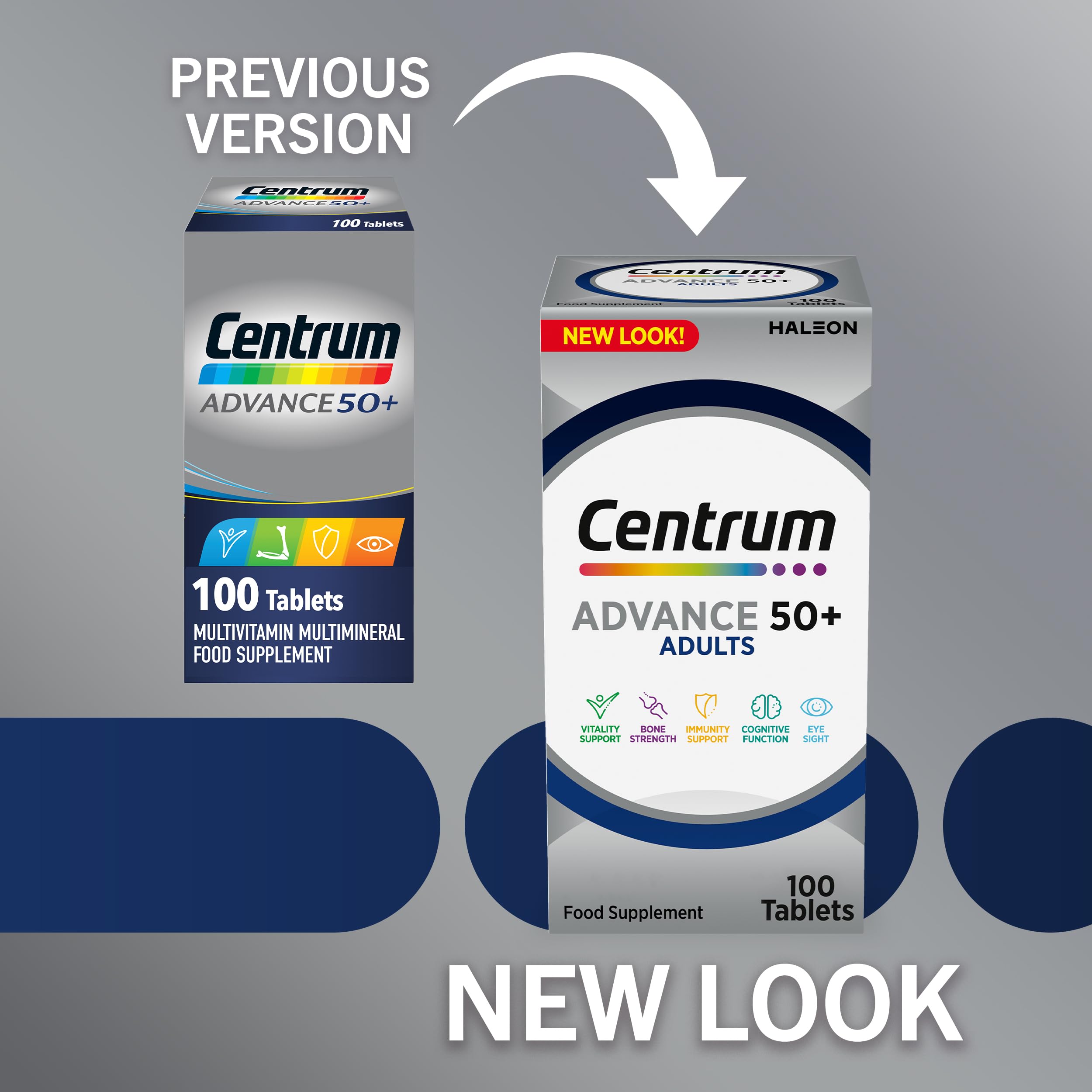 Centrum Men Multivitamin With Vitamins B, C, D3 & E, 100