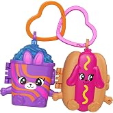 Polly Pocket Foodie BFF Assortment | 2-in1 Food-Themed Playsets, 2 Micro Dolls, Heart Keychain Clips