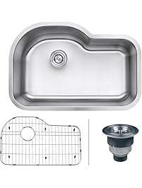 Ruvati RVM4700 Undermount 16 Gauge 32" Kitchen Sink Single Bowl