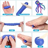 CiaraQ 24 Colors Polymer Clay Set Non-Toxic Oven Bake DIY Modelling Clay view 3
