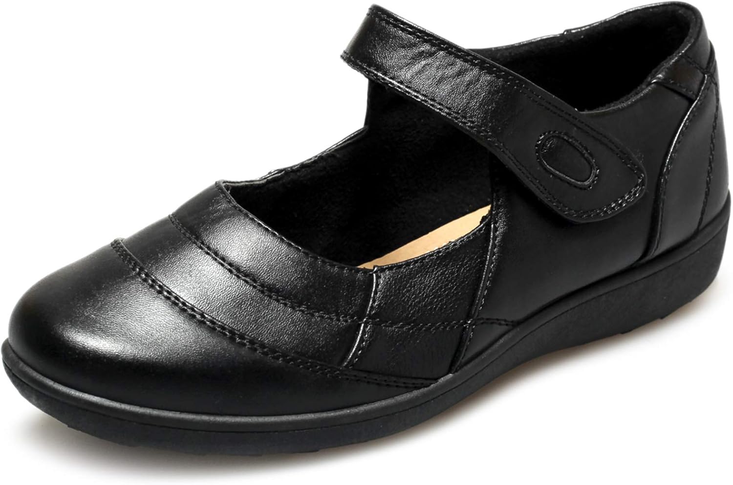comfortable leather flats