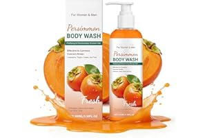 Persimmon Soap for Old People Smell & Nonenal Odor Control, Persimmon Body Wash & Shower Gel, Nourishing, Gentle and Refreshi