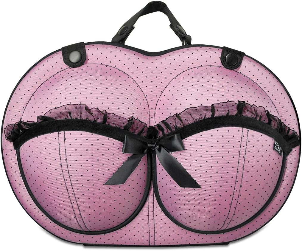 Bra Lingerie Travel Bag - Bra Organizer Storage Case - For Bra Sizes D, DD, DDD