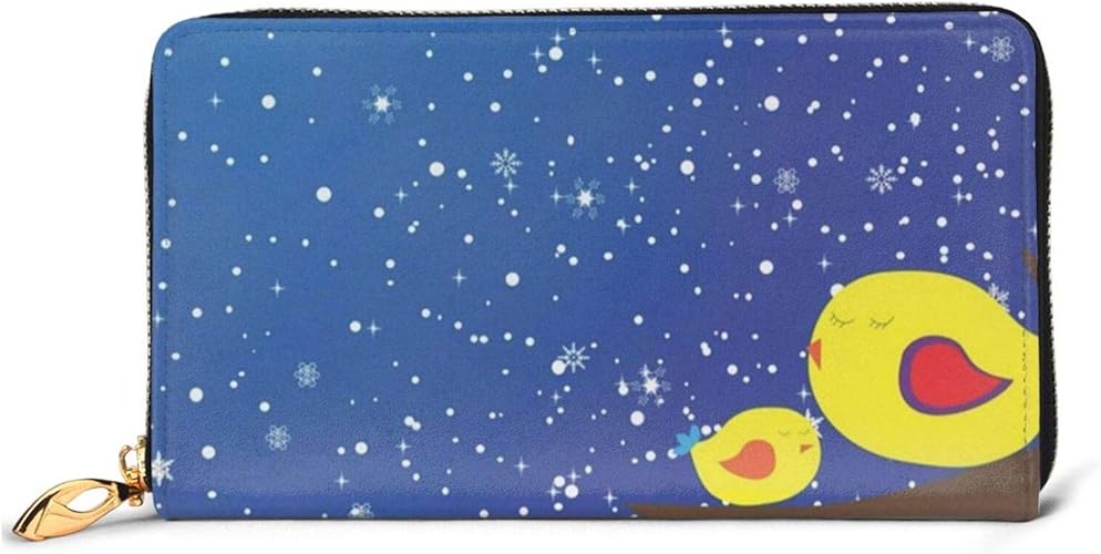 Amazon 革財布 かわいいスノーフレーク 財布 本物の牛革 長財布 メンズ財布 レディース財布 おしゃれ ジッパー コインケース 大容量 小銭入れ ファッション小物 Ewyuwer メンズバッグ 財布
